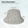 thumbnail image 3 of Balery White Popcorn Sombreros para el sol para hombre y mujer, sombrero de pescador con UPF 50+, 3 of 6