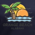 thumbnail image 3 of CafePress - Alabama Orange Beach T Shirt - Women's V-Neck Dark T-Shirt, 3 of 4