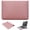 Pink, variant on MonsDirect Crocodile Print PU Leather Tablet Sleeve Compatible with 11-12 inch NoteBook, Universal Computer Envelope Sleeve with Stand Cover Fits for iPad, MacBook, HUAWEI, Lenovo, Microsoft, Green
