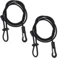 thumbnail image 1 of Kayak Paddle Leash 2 Pcs Safety Rod Adjustable Canoe Paddle Fishing Rod Survival Paracord Bungee Cord Safety Lanyard Strap With Snap Hook for Kayaking, 1 of 4