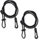 thumbnail image 1 of Correa de seguridad para remo de kayak, 2 unidades, ajustable, para canoa, caña de pescar, cuerda elástica de paracaídas de supervivencia, correa de seguridad con mosquetón para kayak, 1 of 5