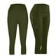 thumbnail image 1 of TaTaai Women's High Waisted Yoga Capris with Pockets Butt Lifting Solid 7/8 Length Leggings Athletic Workout Gym Fitness Non-See-Through Gift, 1 of 8