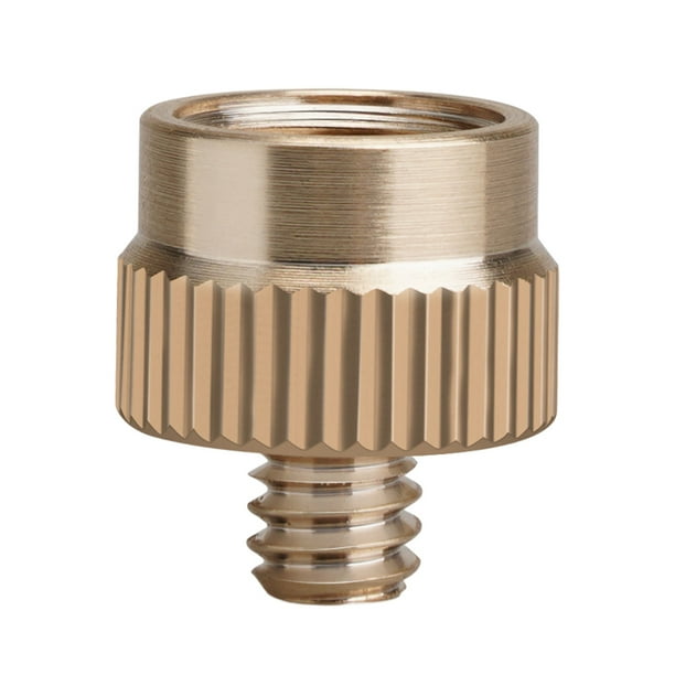Adaptador de tanque de Gas plano adaptador de tanque de Gas propano de cobre 1/4 rosca para barbacoa al aire libre
