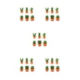 thumbnail image 1 of Inteprter 6 piezas Mini nevera mensaje pegatina adjuntable nevera notas decorativas soporte para tablero decoración sin rastro naranja Type2 NO2, 1 of 6