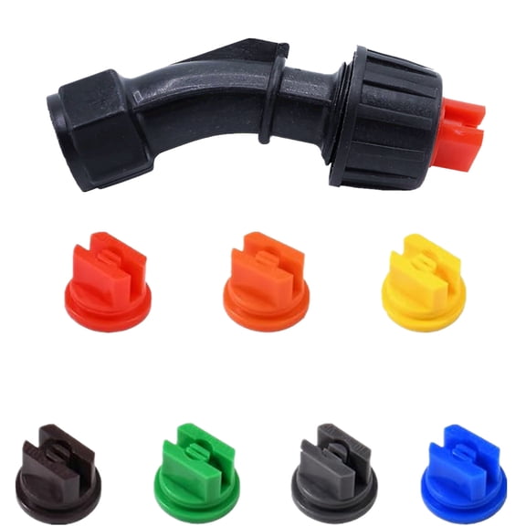 7 PCS 110°Flat Fan Spray Nozzles,0.1–0.6mm Sprayer Nozzle Tips,for the Replacement Boom Pump Sprayer Knapsack,Garden & Agricultural Tank Spraying Equipment.