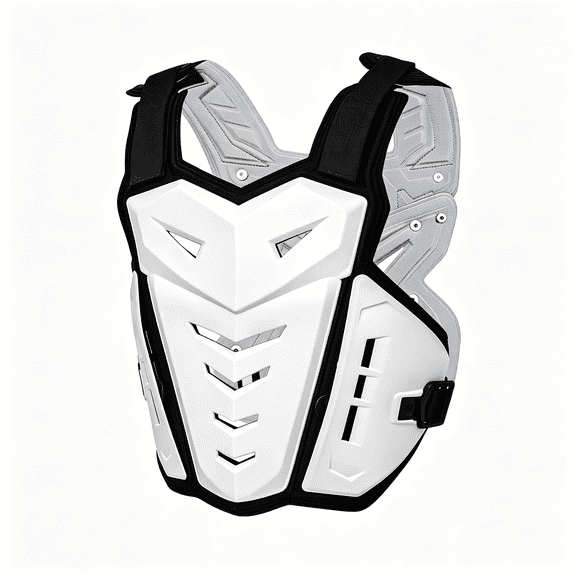 GJX Light Chest Armor Motorcycle Armor Body Guard Vest, Dirtbike Riding Off-Road Racing Cycling Skiing Motocross Adult Kids Protector Shirt Jackets for Street Bike, Mens Back Protection