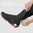 thumbnail image 4 of Fundas para zapatillas de ciclismo ROCKBROS resistentes al agua caliente en L, color negro, 4 of 7