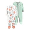 Child of Mine By Carter's Newborn Baby Boys Interlock Sleep 'N Play Footed Pajamas, 2 Pack, Newborn-6/9 Months