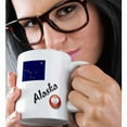 thumbnail image 2 of 3drose, I Love Alaska, 11oz Mug, 2 of 6
