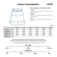 thumbnail image 4 of Lovito Casual Ditsy Floral A-Line Skirts, 4 of 5