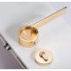 thumbnail image 2 of Manija de puerta de dormitorio americano, cerradura de entrada de seguridad, cerradura dividida, manija de puerta interior para muebles, oro, 16,7*5,9 cm, 2 of 5