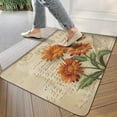 thumbnail image 3 of Retro Door Mat, 17 X 30 Inch Butterfly Sunflower Welcome Doormat Decorative Home Floor Mat, Non Slip Rubber Back and Strong Water Absorption for Outdoor Indoor Entrance Decor, 3 of 6