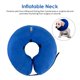 thumbnail image 5 of Aro inflable para mascotas, collar isabelino, protege de mordidas y lamidas, color gris, talla M, ideal para postoperatorios y cuidado de la piel., 5 of 6