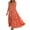 Red, variant on Fashion Swing Dresses for Womens 2026 Summer Plus Size Flower Print V-neck Sleeveless Tassels Loose Comfortable Dress