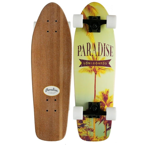 Paradise Skateboard Cruiser Complete Bamboo Instapalm 8" x 26.75"