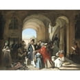 thumbnail image 3 of François–Auguste Biard 18x15 Black Modern Framed Museum Art Print Titled - The Remaining Post, 3 of 5