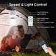 thumbnail image 5 of Ventiladores de Techo con Luces y Proyección de Estrellas, Ventilador Colgante LED para Camping con Control Remoto y Temporizador, Batería Recargable de 3600 MAh., 5 of 9