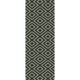thumbnail image 1 of Surya Alfresco Black/Moss Geometric Area Rug, 1 of 1