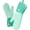 Green, variant on Kitchen Mama UltraShield Silicone Oven Mitts: Heat Resistant, Non-Slip Surface, Durable (Red)