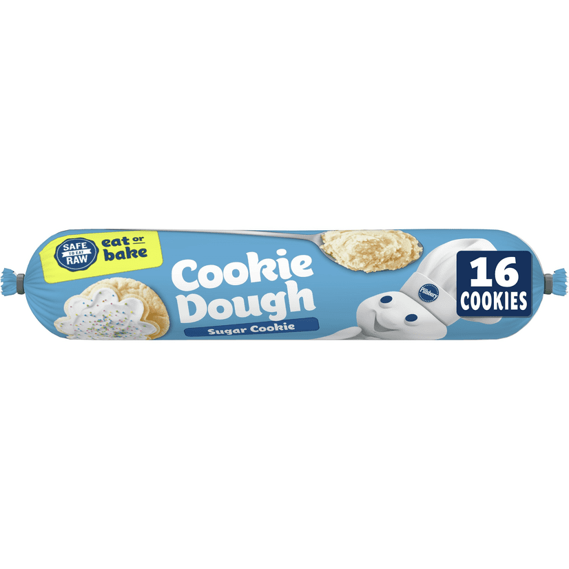 Pillsbury Ready To Bake Sugar Cookie Dough 16 5 Oz Walmart Com Walmart Com