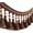 brown, variant on 3Yard Drop Pendant Fringe Trim, Lampshade Decoration,Decorative Beaded Edging for Curtains, Clothing, Sew On Embellishment