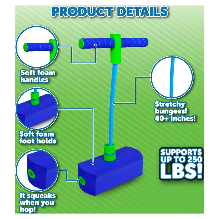 Waddle Foam Pogo Hopper, Kids Fun and Safe Pogo Stick for