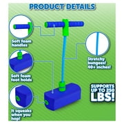 Waddle Foam Pogo Hopper, Kids Fun and Safe Pogo Stick for Toddlers, Ages 3 and up, Blue