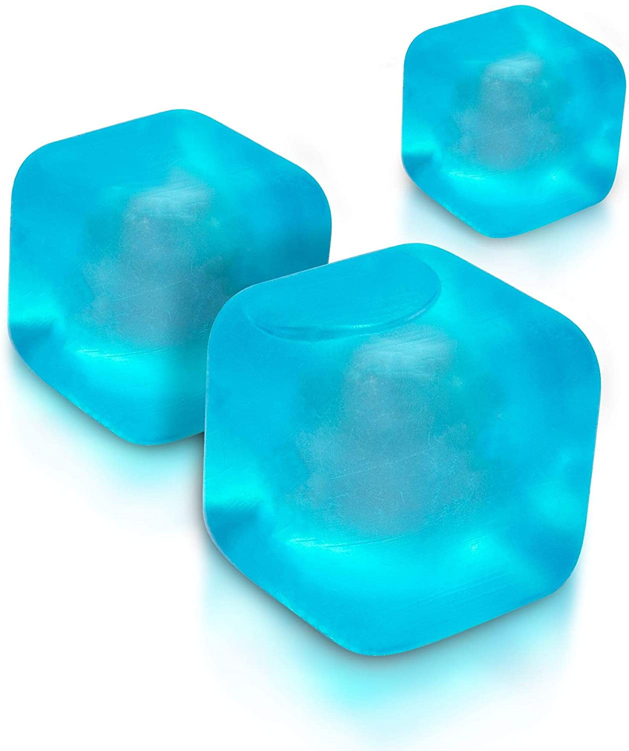 Extra Large Reusable Ice Cubes BPA Free Plastic for Cool Therapy