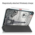 thumbnail image 4 of ELEHOLD Folding Rugged Case for iPad 10.9 inch 2022 10th Gen PU Leather Case Cute Stylish Pattern Kickstand Magnetic Auto Wake/Sleep Folio Slim Shockproof Case For iPad 10th Gen 10.9" 2022 ,G, 4 of 8