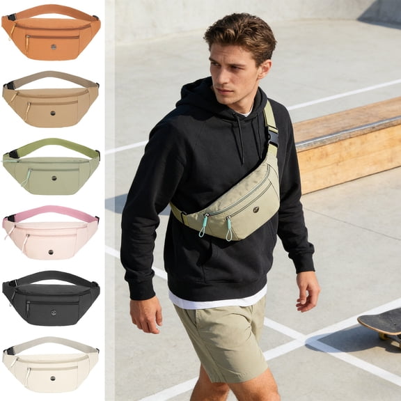 breaise Men Crossbody Sling Backpack Sling Bag Travel Hiking Chest Bag Daypack Waterproof Cross Body Backpacks
