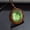 14, variant on [1pc Four-Leaf Clover Lucky Necklace] 1pc Fashion Wooden Four-Leaf Clover Pendant Necklace, Shamrock Green Glass Inlay, Lucky Charm Rope Chain Jewelry for Women and Men, Vintage Style Gift,16