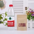 thumbnail image 5 of Bolsa de papel kraft transparente esmerilada con ventana a prueba de humedad, bolsa de embalaje para alimentos, frutos secos, bolsa de papel sellada para embalaje de té, 5 of 5