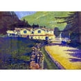 thumbnail image 2 of Georges Gaudion 18x14 Black Ornate Wood Framed Double Matted Museum Art Print Titled - The Thermal Baths of Luchon, 2 of 5