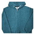 thumbnail image 4 of Sudadera Fruit of the Loom Para Hombre de Felpa con capucha y cierre, Azul, Talla G, 4 of 4