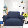 thumbnail image 1 of PiccoCasa Stretch Sofa Slipcover Washable Furniture Covers for Dogs Navy Small, 1 of 7
