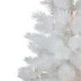 thumbnail image 6 of Northlight Pre-Lit White Alaskan Pine Artificial Christmas Tree - 3' - Warm White LED Lights, 6 of 8