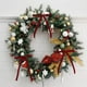 thumbnail image 5 of 48 Pcs Burgundy Velvet Christmas Tree Bows Door Garland Decor Vintage Wreath Bow, 5 of 8