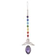 thumbnail image 1 of Crystalsuncatcher colgante de cristal ángel chakra arcoíris fabricante ángel guardián ornamento decoración de ventana, 1 of 5