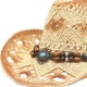 thumbnail image 3 of Sombrero de vaquero Sunnimix de paja occidental vintage beige, 3 of 8