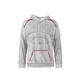 thumbnail image 2 of Men's Muscle Graphic Print Hoodie, Casual Long Sleeve Pullover Sweatshirt, Humorous Design Streetwear for Christmas, Gym, Party, and Casual Fun Outings,White,L, 2 of 6