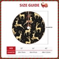 thumbnail image 2 of Defioc Christmas Gold Deers for Christmas Tree Skirt Snowman Xmas Tree Skirt Farmhouse Christmas Decorations Tree Mat for Holiday Party Decor-36", 2 of 6