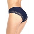 thumbnail image 7 of Charmo Women's Sexy Bikini Lace Panties Lingerie Hipster Briefs Underwear 4 Pack, 7 of 7