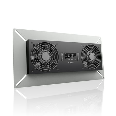 Roof Exhaust Fans - AIRTITAN T8, Crawlspace Basement Ventilator Fan, with Temperature and Dehumidistat Controller, IP-44 Rated, Exhaust