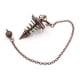 thumbnail image 1 of Péndulos Espirituales, Péndulo De Metal Chapado En Cobre Trenzado Para Curación De Reiki, Adivinación, Meditación, Equilibrio De Chakras, 1 of 7
