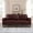 Burgundy, variant on Eyisean 78.5" Upholstered Breathable Faux Leather PU Loveseat Couch, Modular Sectional Sofa Couches with Solid Wood Legs, Back Cushions, Mid Century Modern Couch for Living Room, Apartment, Office