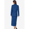 thumbnail image 2 of Roaman's Women's Plus Size Side Button Suit Jacket Dress, 2 of 6