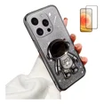 thumbnail image 1 of Funda Para iPhone 16 Pro Max Plus Polvo Flash Astronauta+mic, 1 of 8