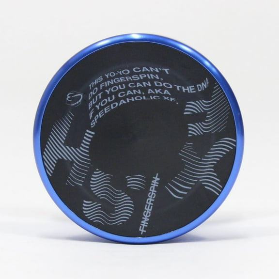 C3yoyodesign SHXF Speedaholic XF Yo-Yo - Aluminum and PC Body with PC Caps (Blue)