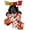Poster & Push Pin Bundle, variant on Dragon Ball Z - Goku Feature Series Wall Poster, 22.375" x 34"