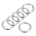 thumbnail image 1 of Unique Bargains Anneau Rond en Acier Inoxydable 316 30mm ID 5mm Épais 6 Pack, 1 of 5